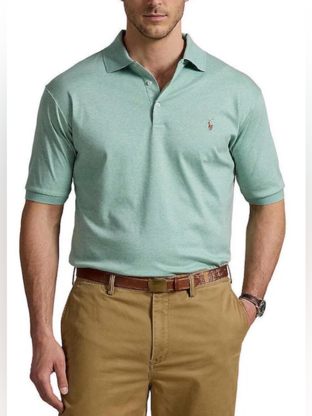 Polo Ralph Lauren Big & Tall Cotton Pony Polo Shirt Size 4XLTall